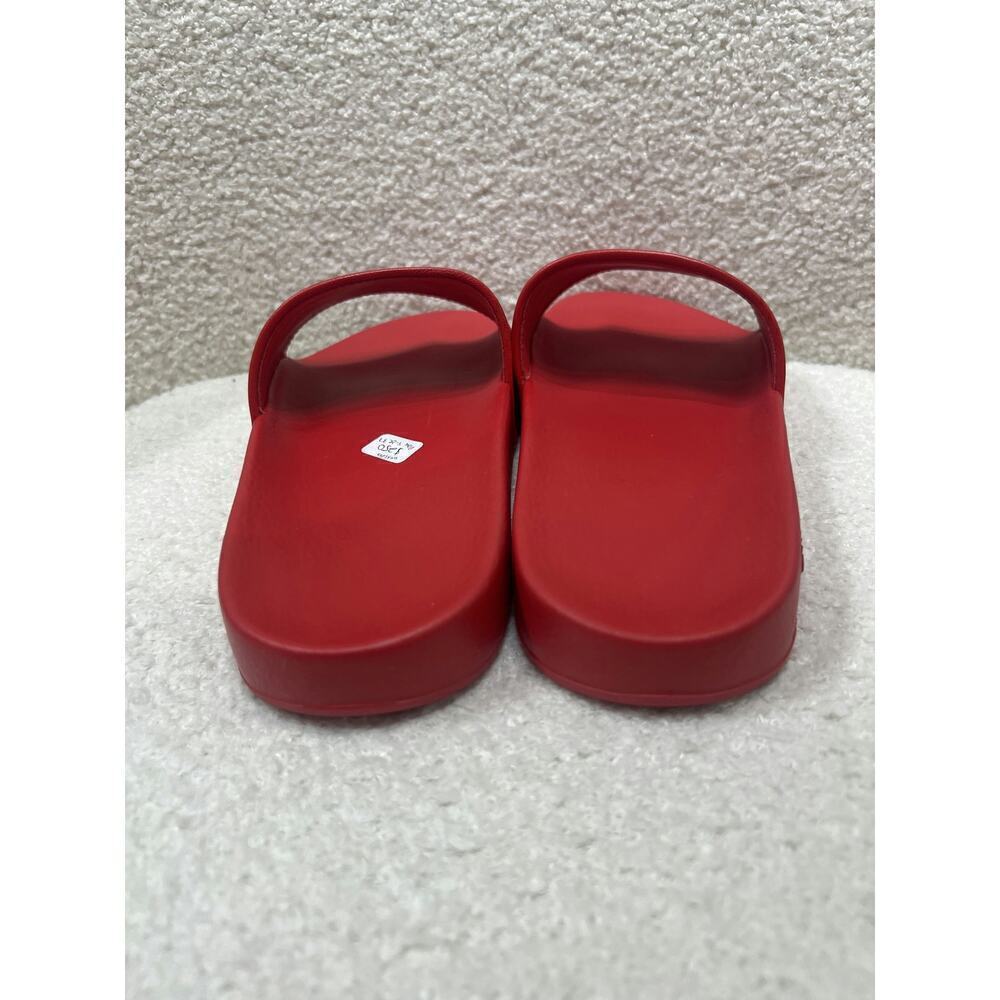 Givenchy Red Pool Slides - Women's Size 37 - Picture 3 of 6